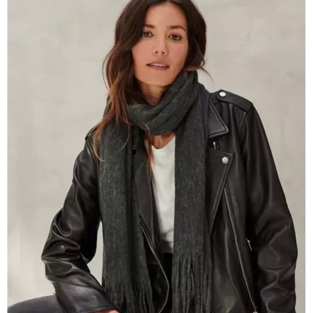 Lucky Brand Solid Brush Scarf